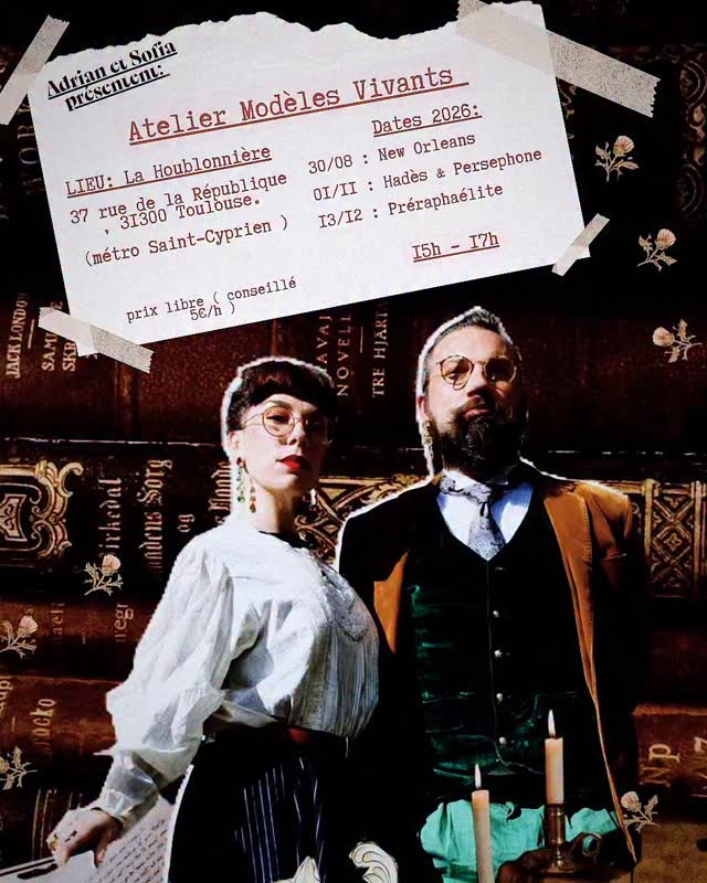 Atelier Modèles Vivants — Préraphaélite