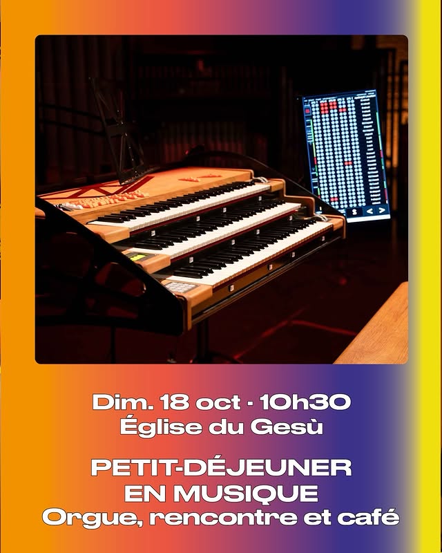 Petit-déjeuner en musique — Orgue, rencontre et café