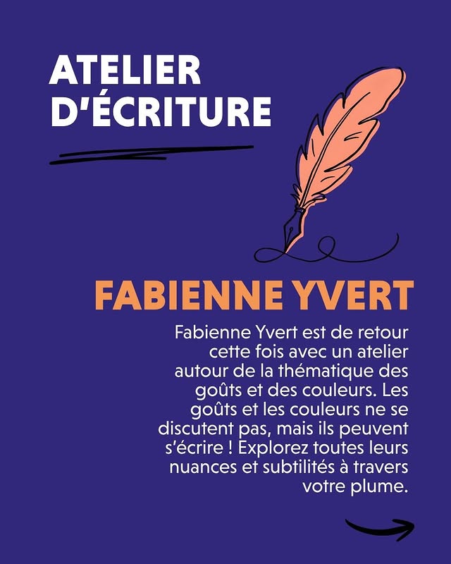 Atelier d'écriture — Fabienne Yvert