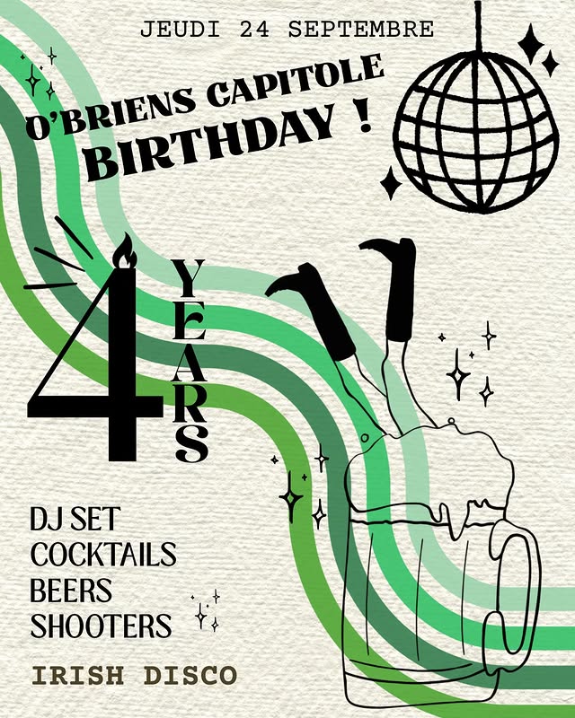 O’Briens Capitole fête ses 4 ans