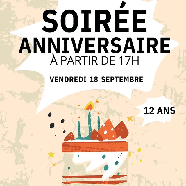 Soirée anniversaire V and B Labege