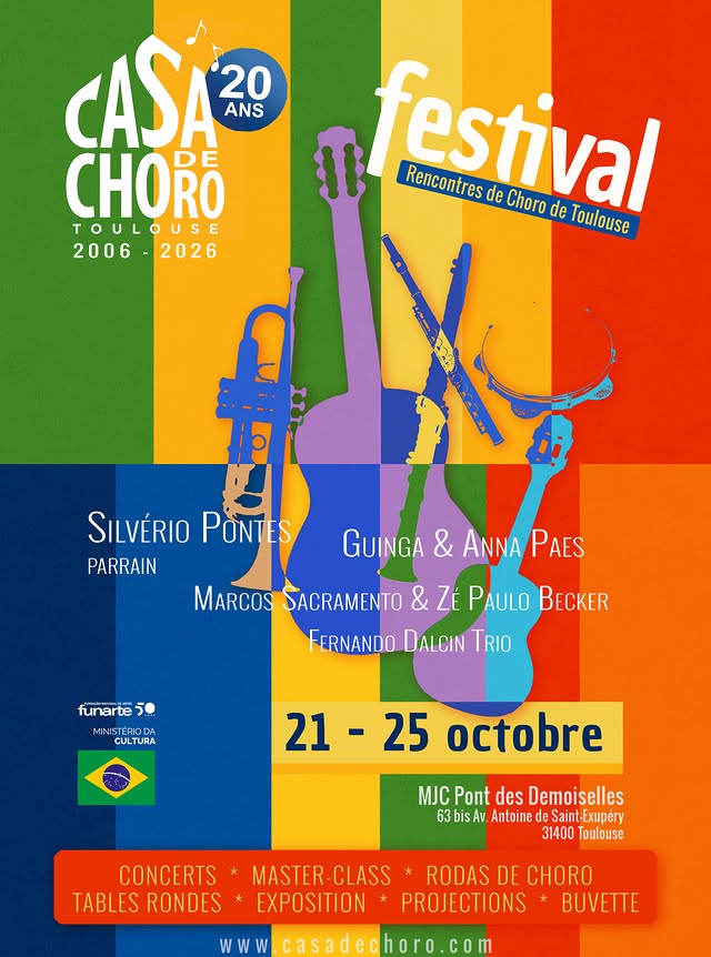 Les 20 ans de la Casa de Choro de Toulouse — Rencontres de Choro