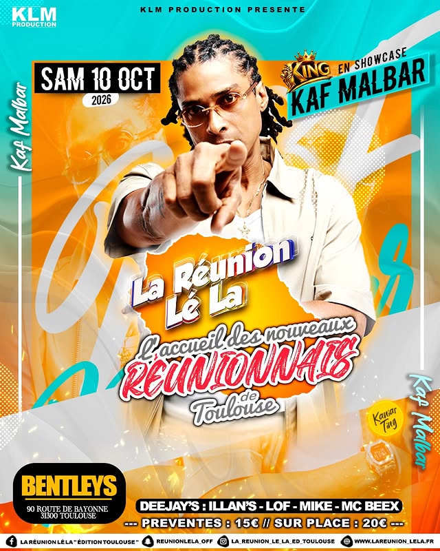 La Réunion Lé La — L'accueil des nouveaux Réunionnais (Kaf Malbar en showcase)