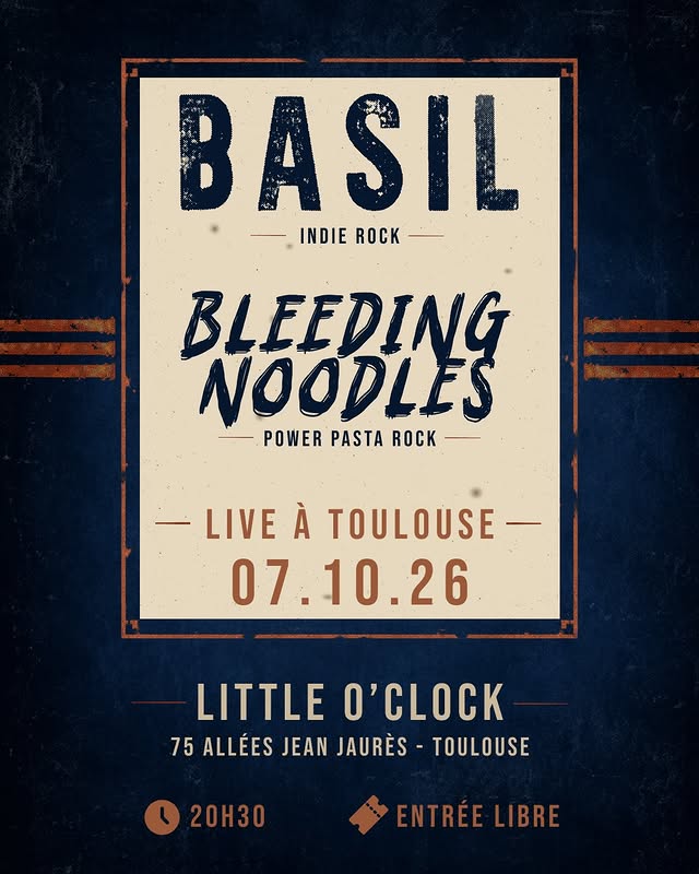 BASIL & Bleeding Noodles - Live
