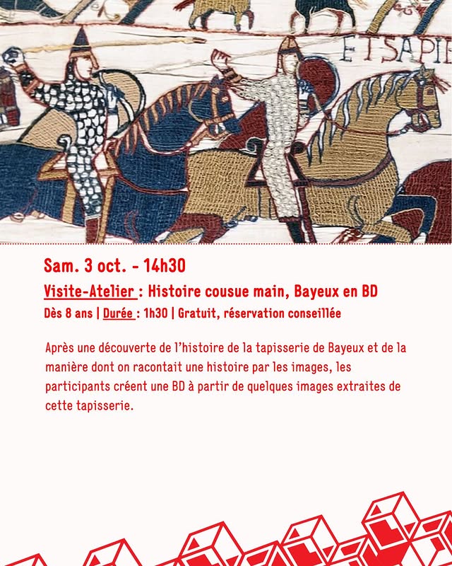Visite-Atelier : Histoire cousue main, Bayeux en BD