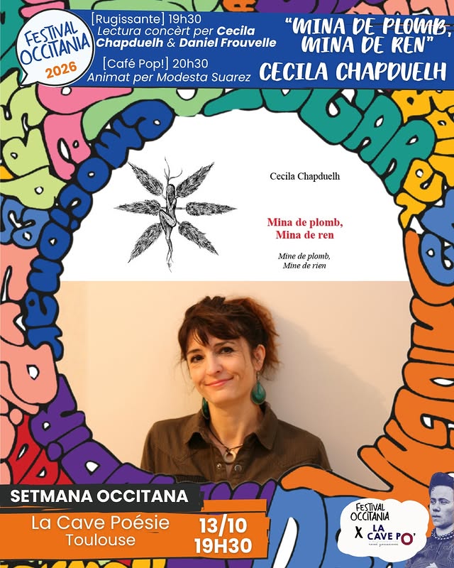 Mina de plomb, Mina de ren — Cecila Chapduelh (lectura-concert) + Café Pop!