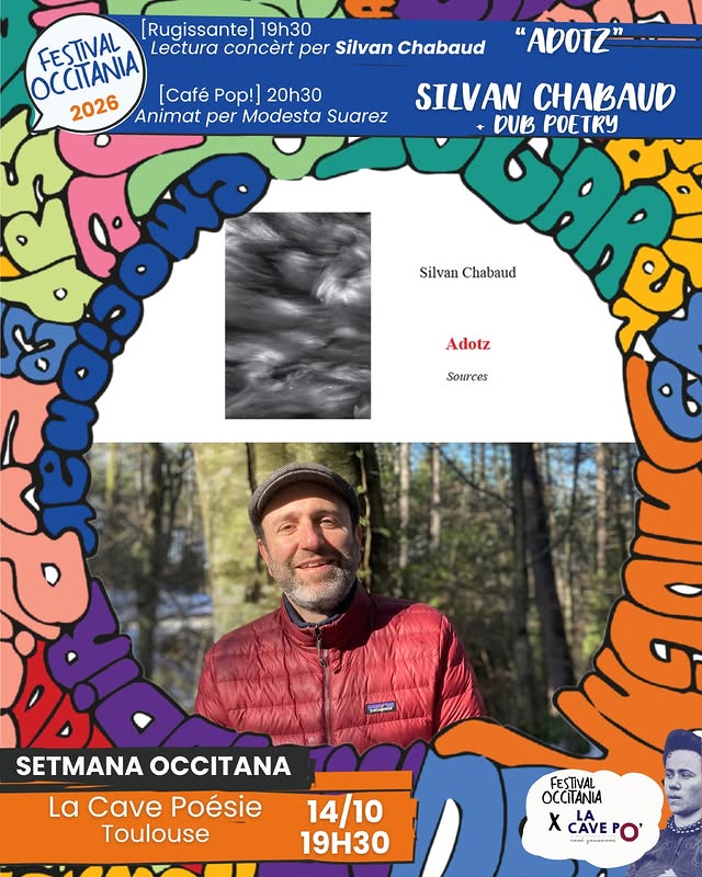 Adotz — Silvan Chabaud (lectura-concert) + Café Pop!