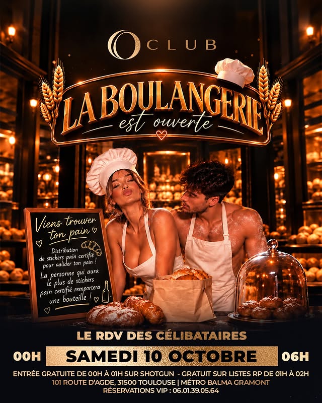 La boulangerie est ouverte