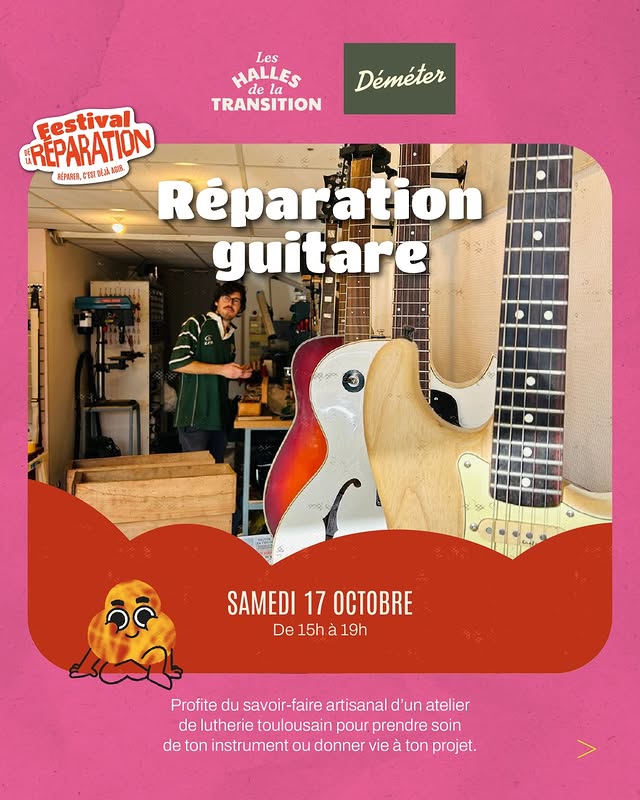 Réparation guitare — Déméter