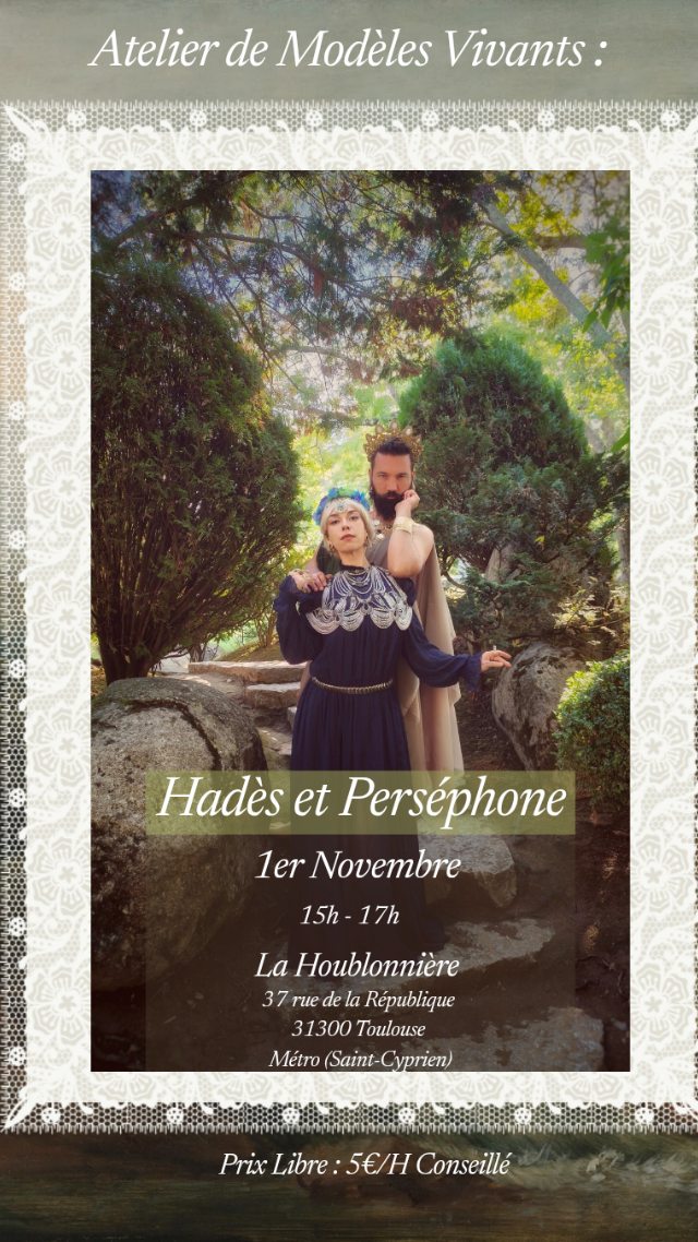 Atelier Modèles Vivants — Hadès & Perséphone
