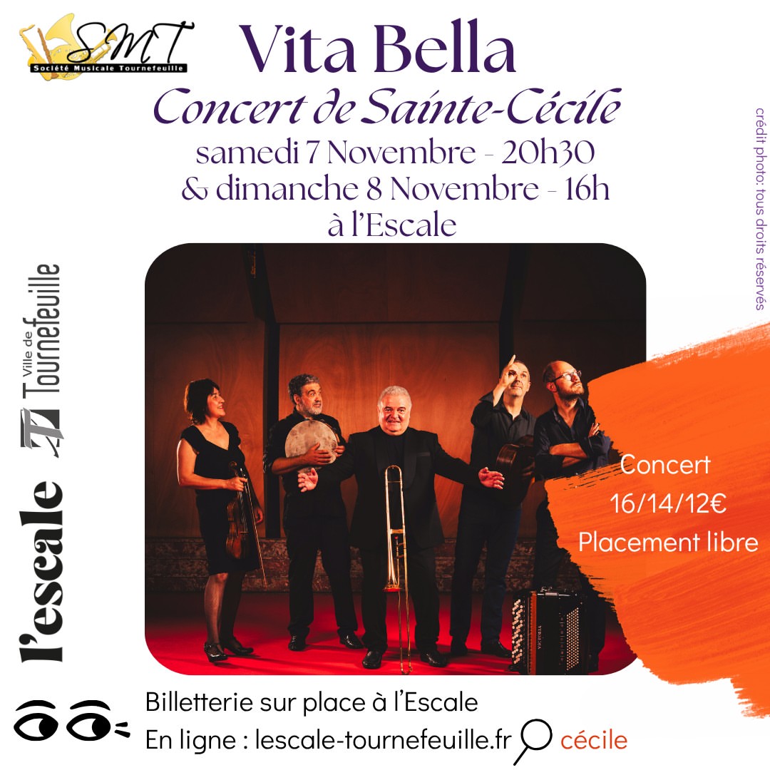 Vita Bella — Concert de Sainte-Cécile (dimanche)