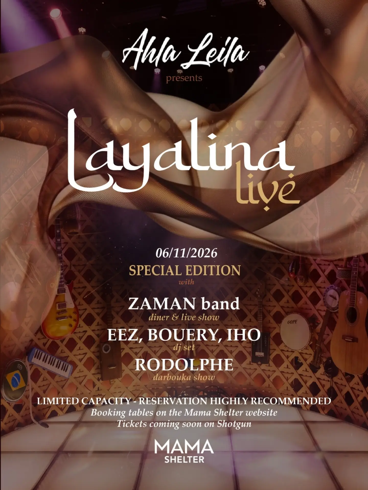 YA MAMA / Layalina live (ZAMAN Band + DJ set)