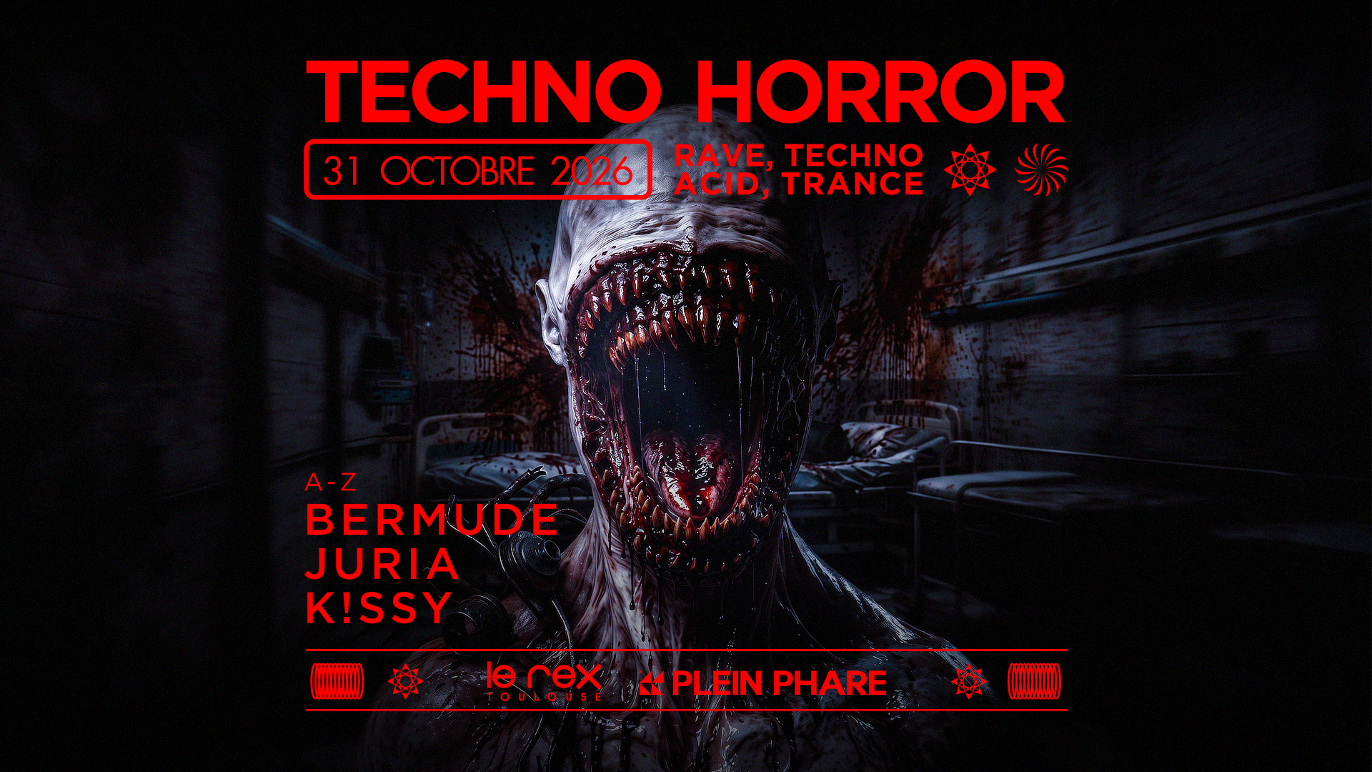 TECHNO HORROR X PLEIN PHARE (TECHNO, TRANCE, HARD TECHNO)