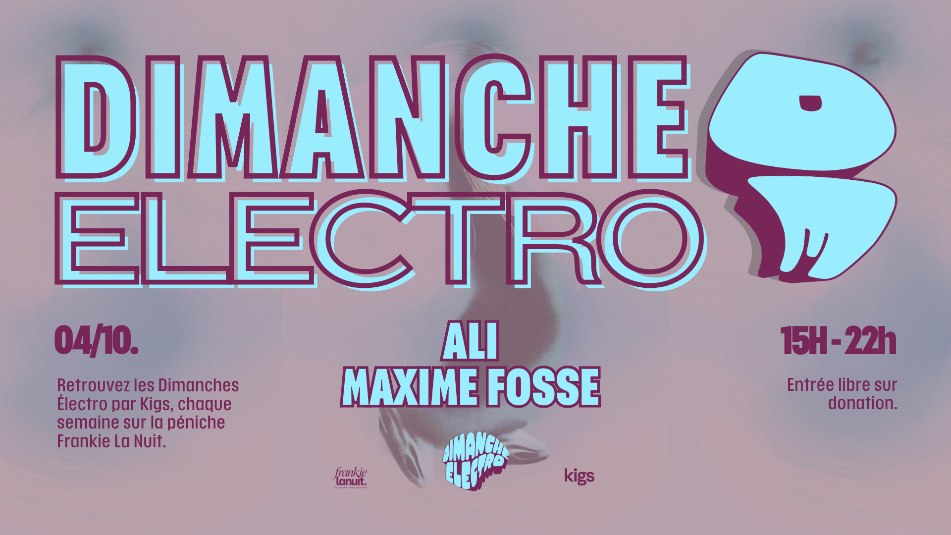 Dimanche Electro #22 invite ALI & MAXIME FOSSE