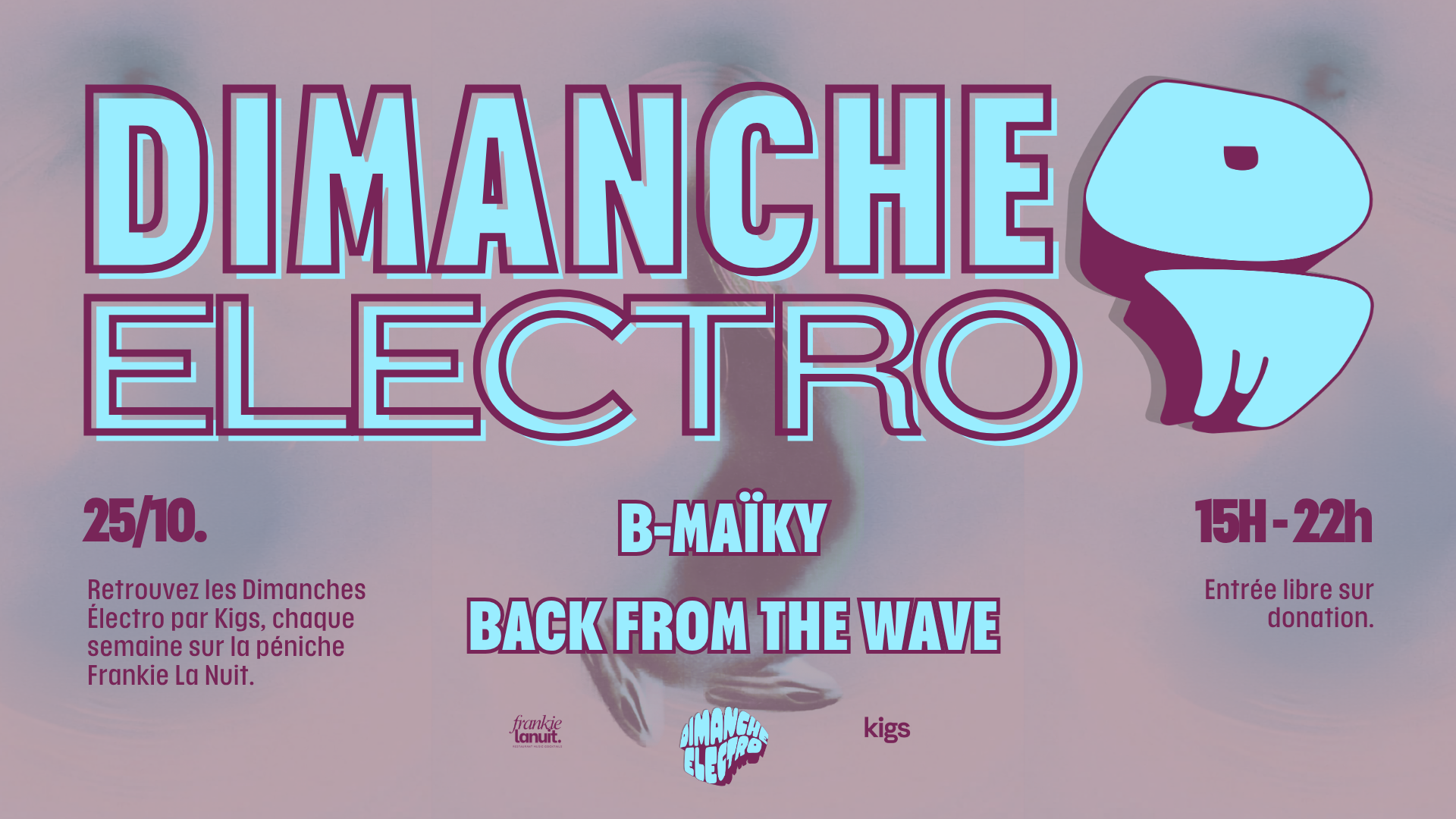 Dimanche Electro #25 invite B-Maïky & Back From The Wave