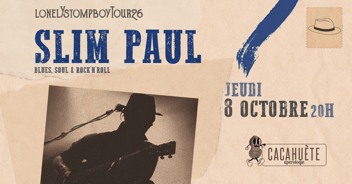 Concert SLIM PAUL (Blues)