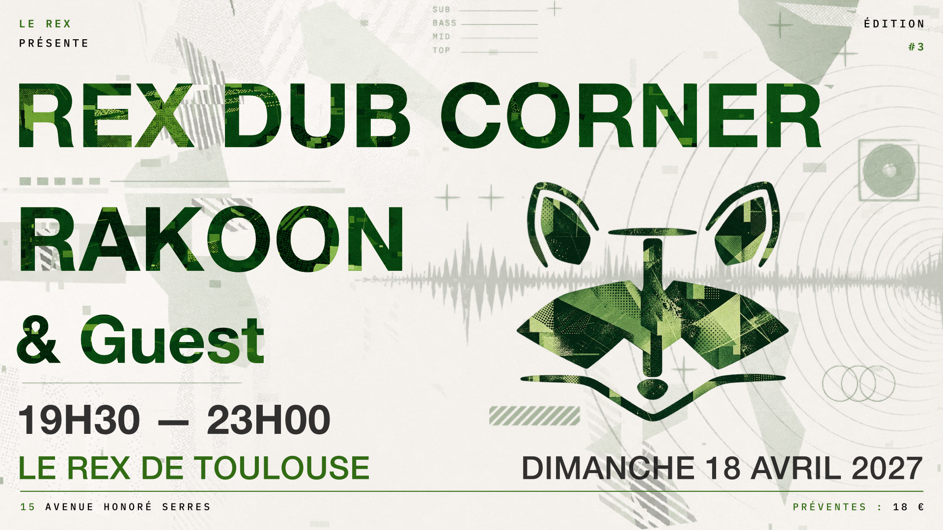 REX DUB CORNER : RAKOON