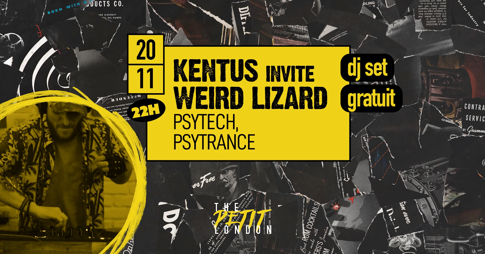 (PSYTECH-PSYTRANCE)KENTÜS X WEIRD LIZARD BY THE PETIT LONDON