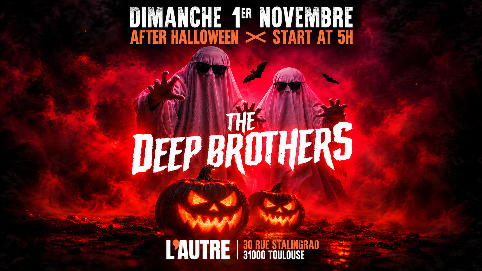 👻 THE DEEP BROTHERS — HALLOWEEN A L’AUTRE 🎃