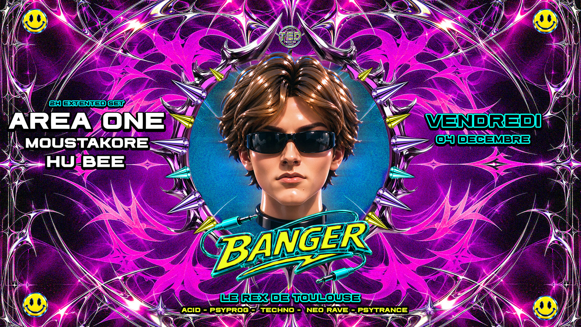 BANGER #2 w. AREA ONE - MOUSTAKORE - HU BEE