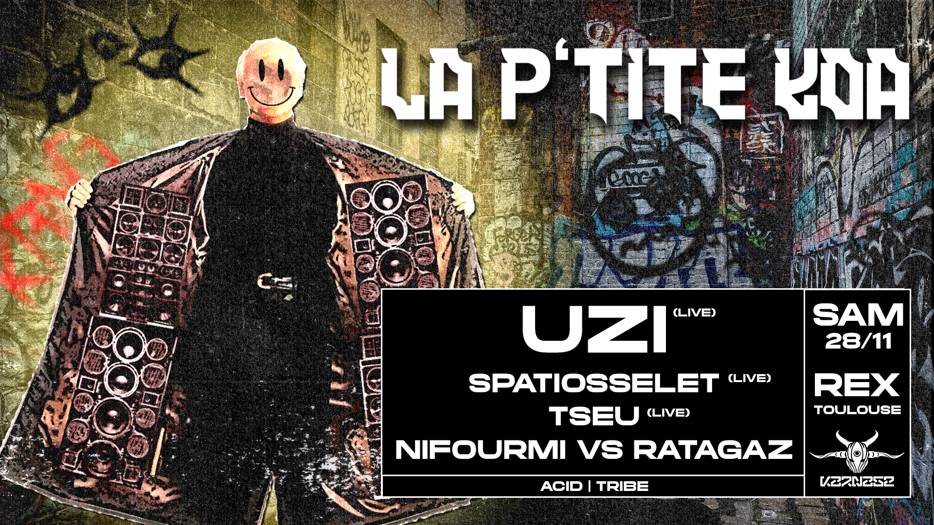 LA P'TITE KOA W/ UZI, Spatiosselet, Tseu, Nifourmi, Ratagaz